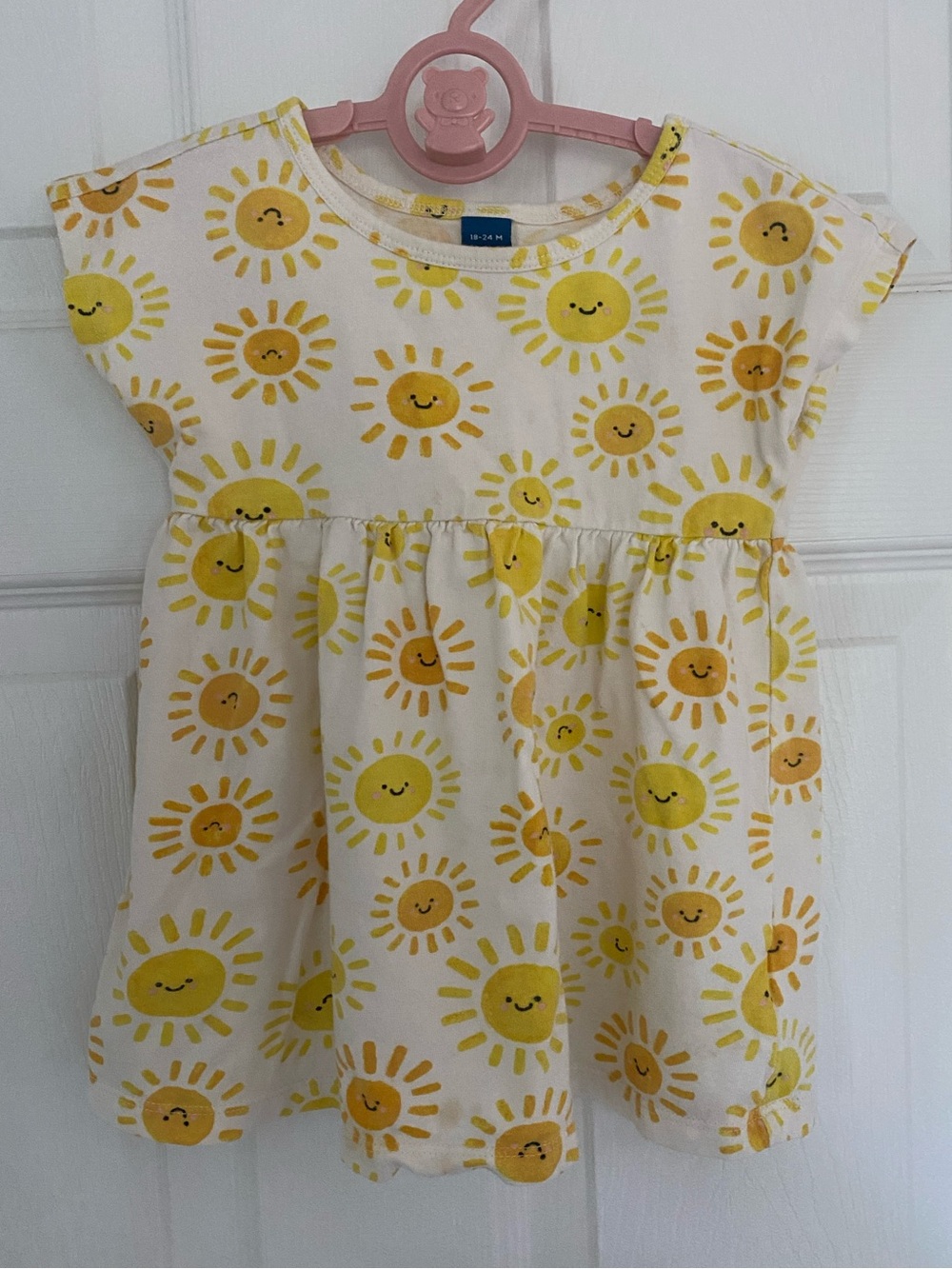Old Navy Yellow Sun Print Dress for Girls
